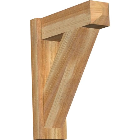 Ekena Millwork Traditional Rough Sawn Craftsman Outlooker, Western Red Cedar, 6"W x 18"D x 22"H OUT06X18X22TRA04RWR